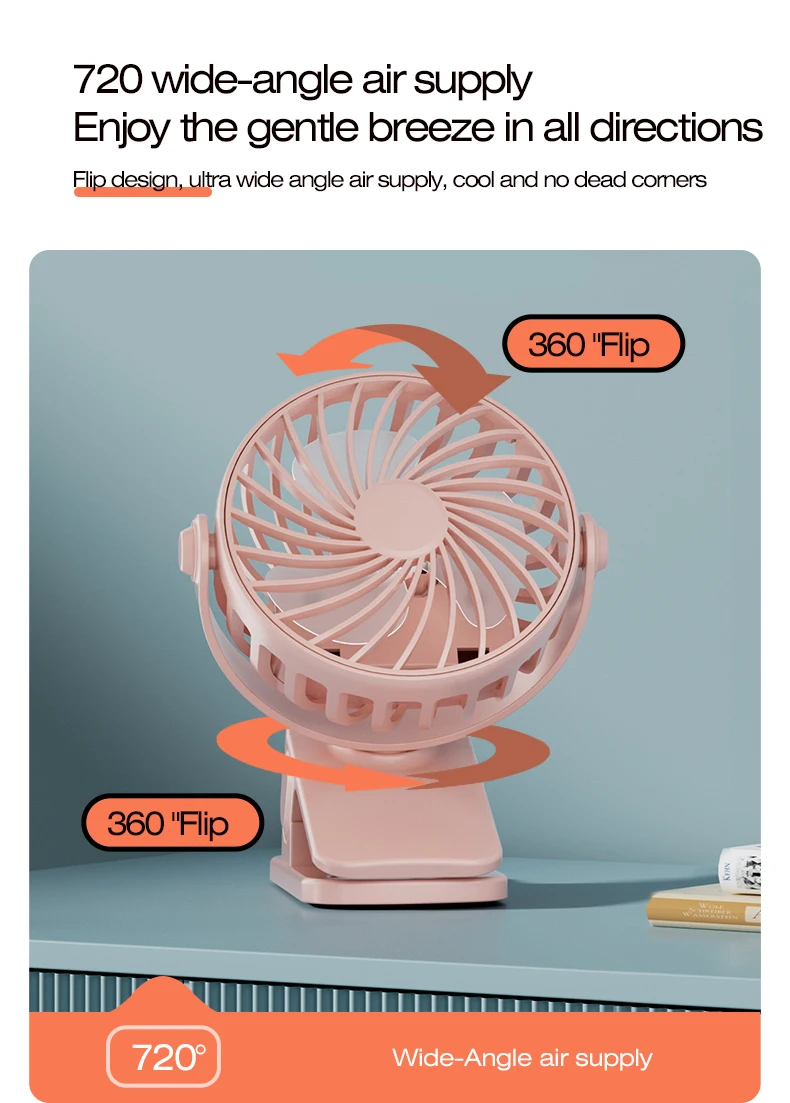 Ventilatore a clip portatile con rotazione e luce notturna_voghion.com