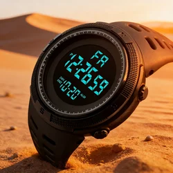 Men's Watch Sports Digital Watches for Man Big Dial Luminous Waterproof Alarm Clock Multifunction Military Electronic Wristwatch