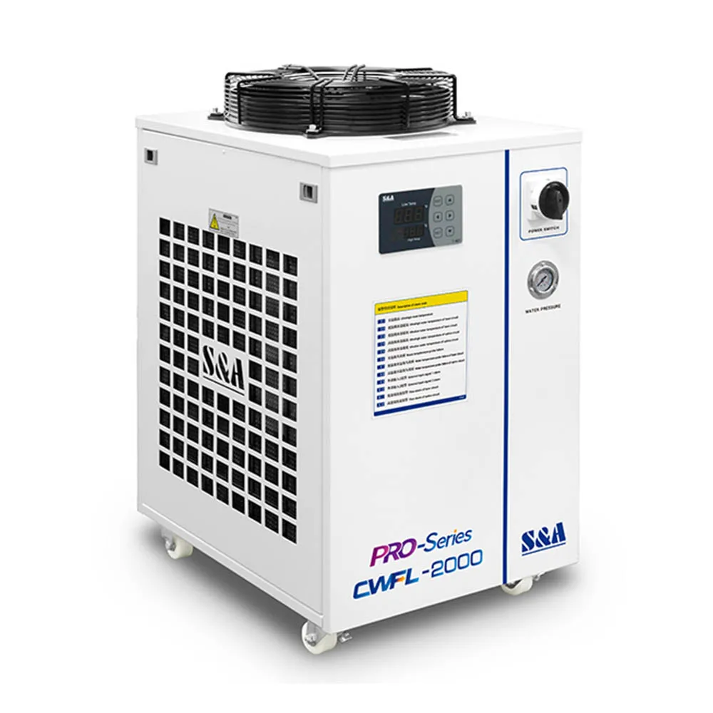 US Stock S&A CWFL-2000BN อุตสาหกรรม Chiller สําหรับ Cooling 2000W Fi/ber พจนานุกรม/ser 3.08HP AC 1P 220V 50Hz โรงงานเครื่องราคา