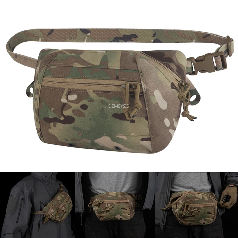

Tactical Waist Pack Nylon Bodypack Large Capacity Hunting Climbing Camping Sports Chest Bags Outdoor Tools Accessories Waist Bag