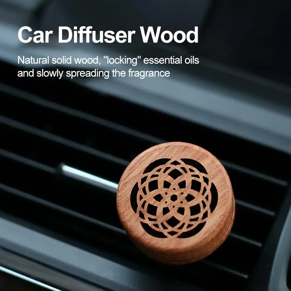 

1PC Car Mounted Fragrance Wood Diffuser Indoor Car Perfume Mounted Outlet Car Pendant Fresh Air Fragrance J5U8