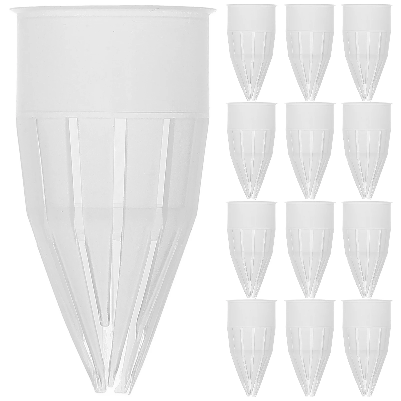 

50pcs Cold Brew Tea Filters Fruit Strainer Infuser Teapot Spout Plastic Basket Loose Leaf Steeper Kitchen Bar Supplies Reusable