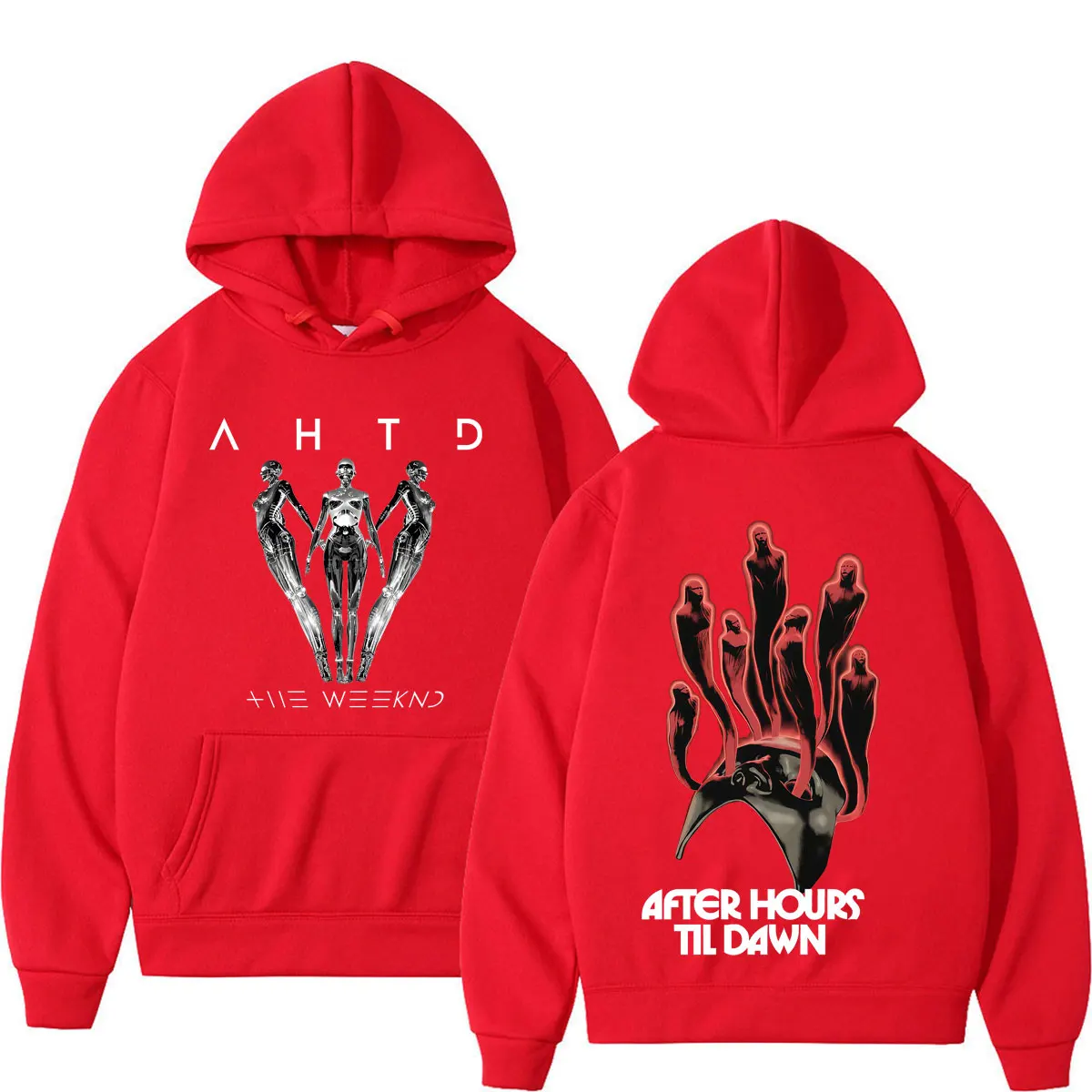The Weeknd After Hours Til Dawn Tour Merch 2026 Hoodie Men Women Vintage Fashion Pullover Long Sleeves Casual Hip-hop Sweatshirt
