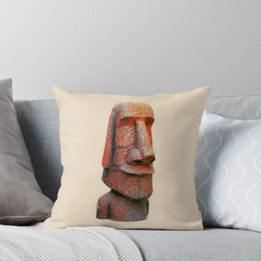 

Rapanui : big statue Throw Pillow New year Pillow Cases Decorative luxury covers pillow