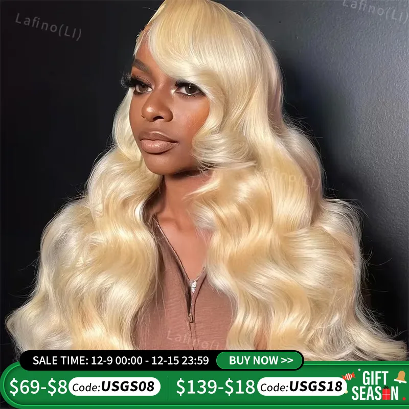 613 Hd Lace Frontal Wig 13x6 Body Wave Human Hair Wigs 30 Inch Honey Blonde Color Wig Brazilian 13x4 Lace Front Wigs For Women