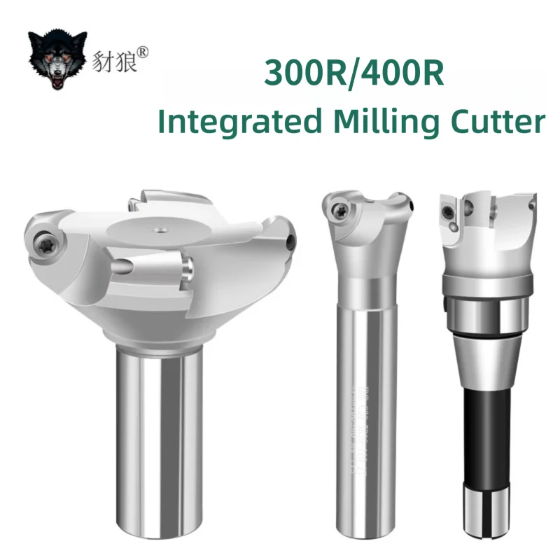 

BAP300R BAP400 Integrated right angle milling cutter C12 C16 C20 C25 turret milling machine CNC Flat End Mill Cutter Tool holder