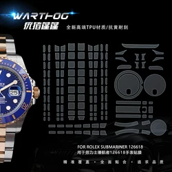 Suitable for Rolex film 126618 Submariner series watch 41MM dial watch protective film
