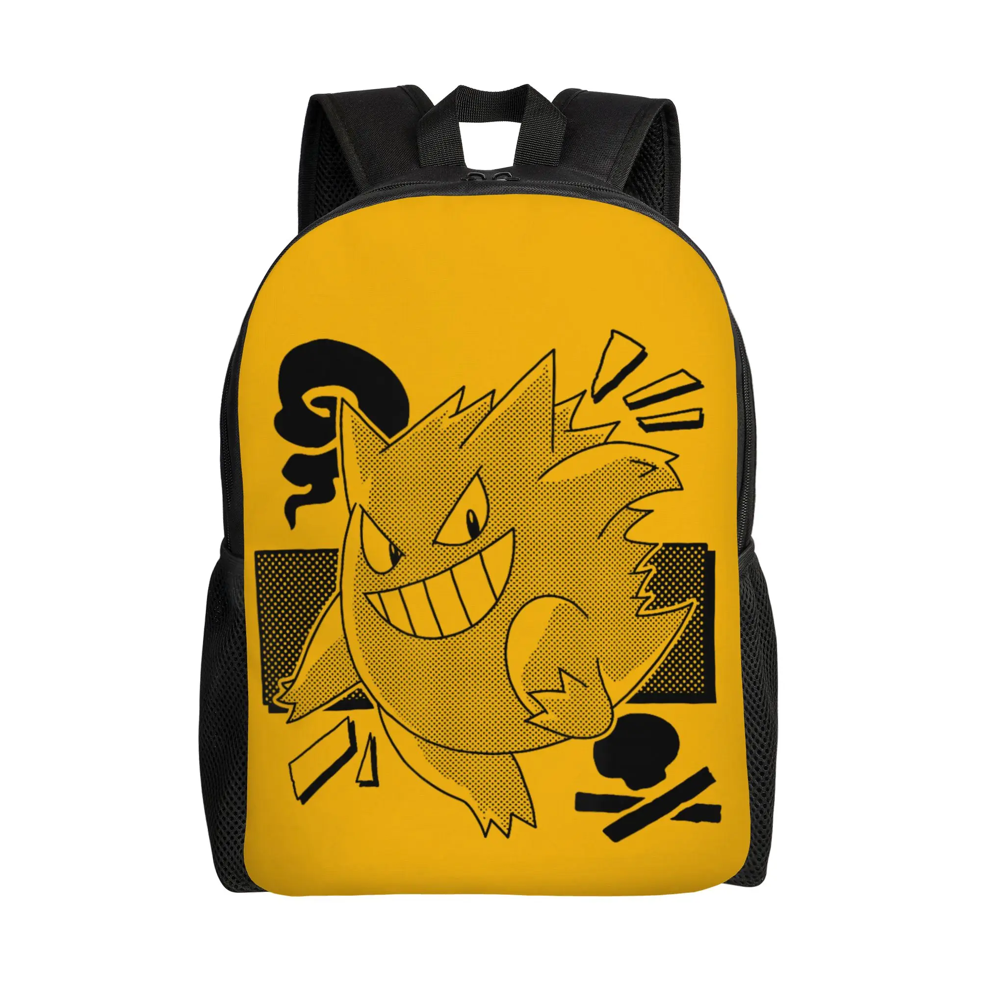 mochila-bandai-pokemon-gengar-kawaii-campus-resistente-com-alca-de-ombro