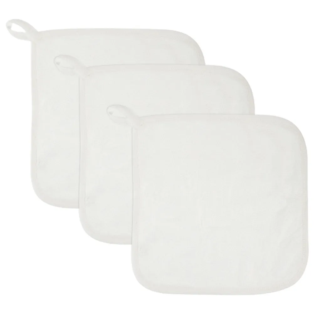 

3Pcs Baby Towels Soft Newborn Washcloths Water Absorbent Multi Purpose Towels for Face Cleaning Burp Cloth Kids
