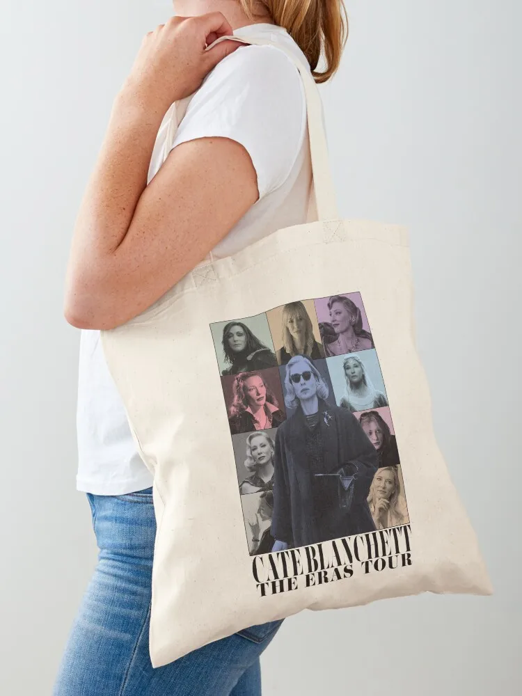 

Сумка-шоппер Cate Blanchett Characters - The Etc Tour Tote Bag, сумка-тележка для покупок, пляжная сумка, холщовая сумка, женские сумки