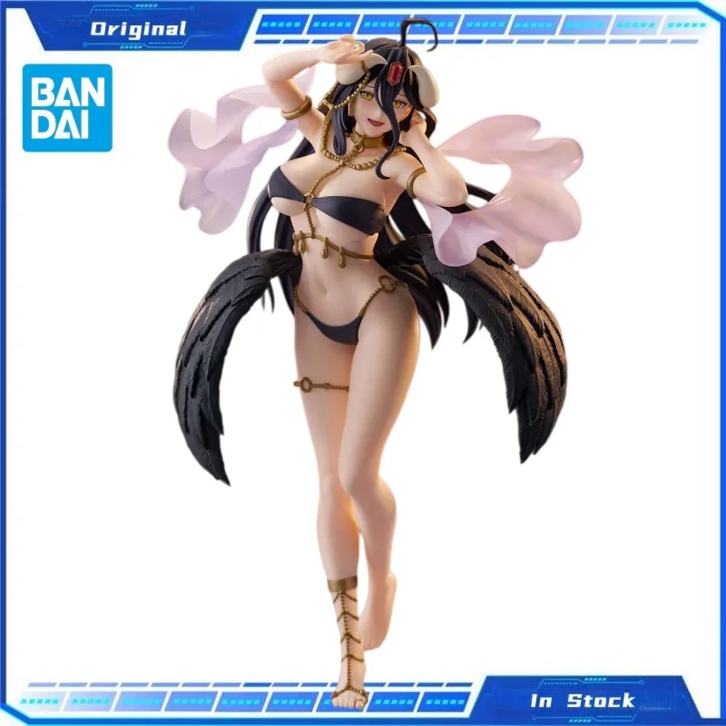 

In Stock Original BANDAI ‌Overlord ‌Albedo‌ Hand-made Anime Character Model Doll Desktop Ornament Hand-made Toy Birthday Gift