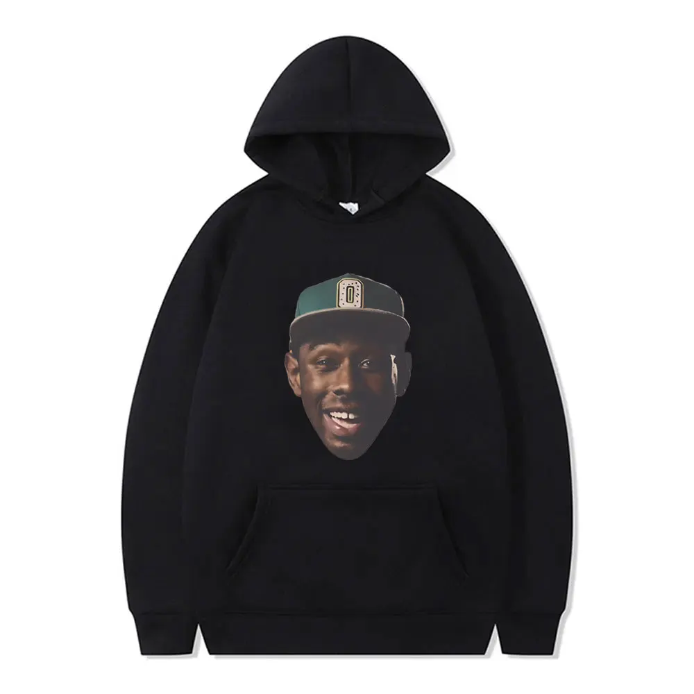 

Famous Tyler The Creator Chromakopia Face Graphic Hoodie Male Fleece Cotton Oversized Pullover Men Women Fashion Hip Hop Hoodies
