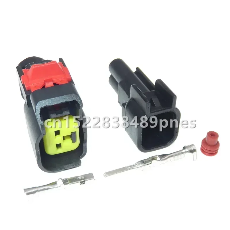 2 Pole EV6 Fuel Injector Socket Nozzle Automotive Waterproof Electrical Plug Car Wiring Harness Connector For Auto