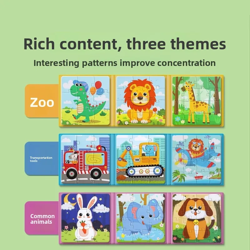 Advanced Magnetic Puzzle Early Education Enlightenment Development Intelligence Improvement Imagination Educational Toys