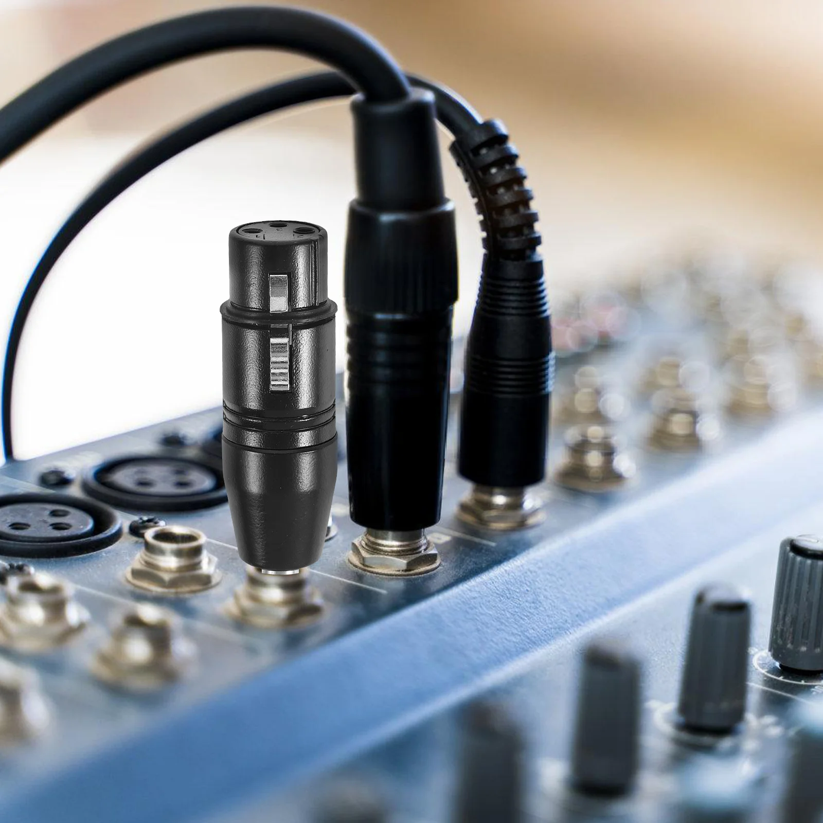 

6.35Mm Male To Xlr Female Audio Adapter High Fidelity Stereo Sound Plug Play Portable Connector For Stage Audio Equipment Xlr To