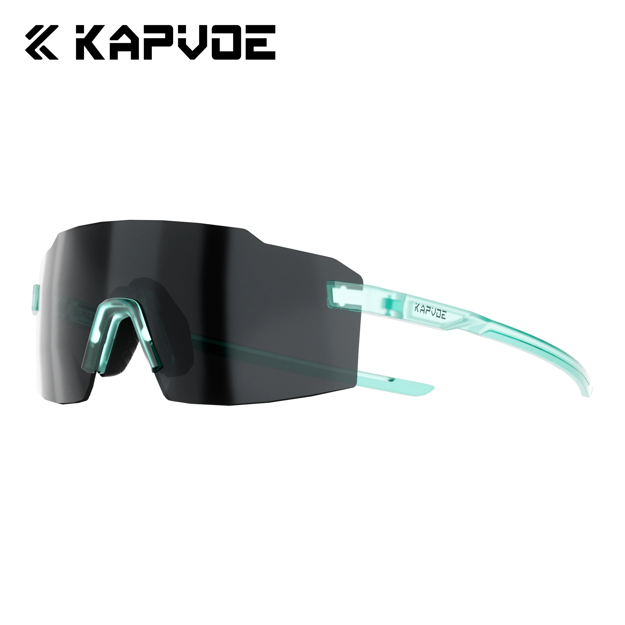 

Kapvoe Light-Weight Runnning Sunglasses Men Cycling Glasses for Wide Vision Adjustable Nose Pad Women UV400 Hiking Eyewear
