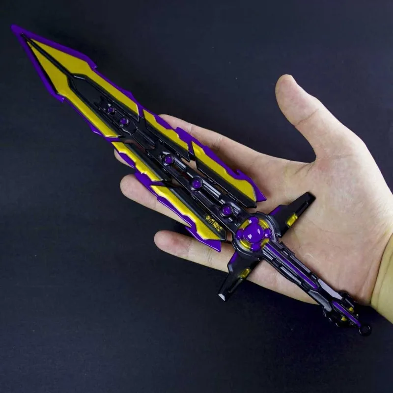 30 cm/11.81in Valorant Game Randapparatuur Chaos Zwaarden Wapens Model Desktop Display Ornamenten Collectie Verjaardagscadeau voor Jongen speelgoed