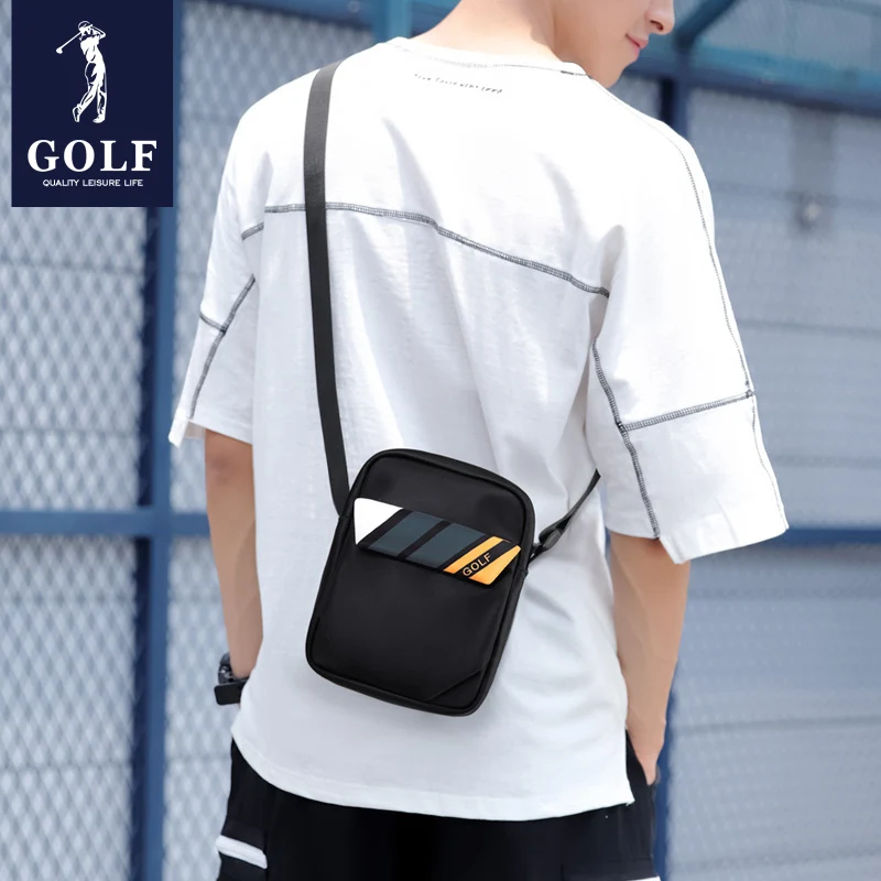 GOLF shoulder bag men's  tide messenger bag camouflage leisure fashion sports mini mobile phone bag men