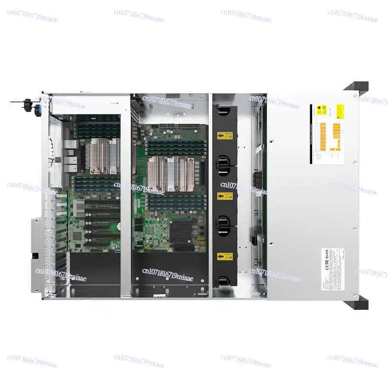 هيكل خادم وحدة معالجة الرسومات RMC4104G-670-HS 4U، يدعم AMD X12DPG-QT6