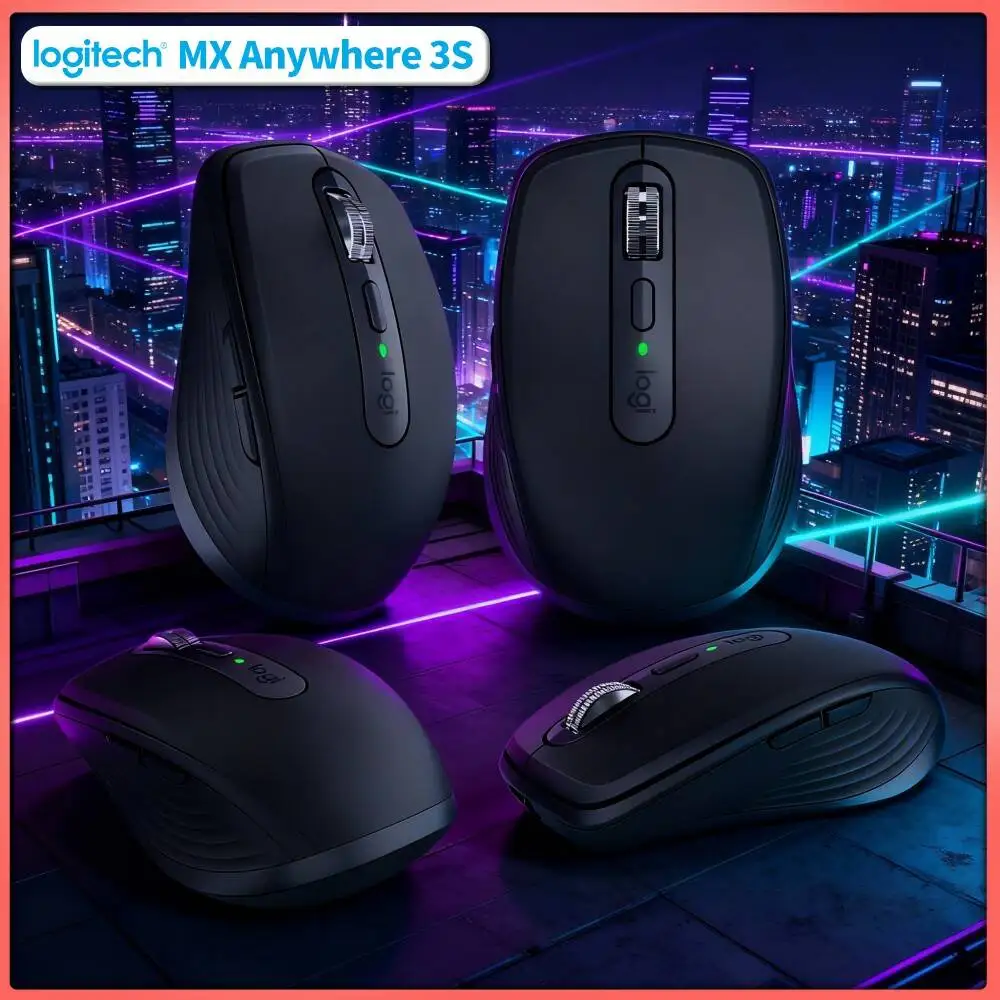 Premium MX Anywhere 3S - 8000 DPI, USB-C Fast Charge, Anti-Slip, Ideal for Sports Shop & Order Confirmation