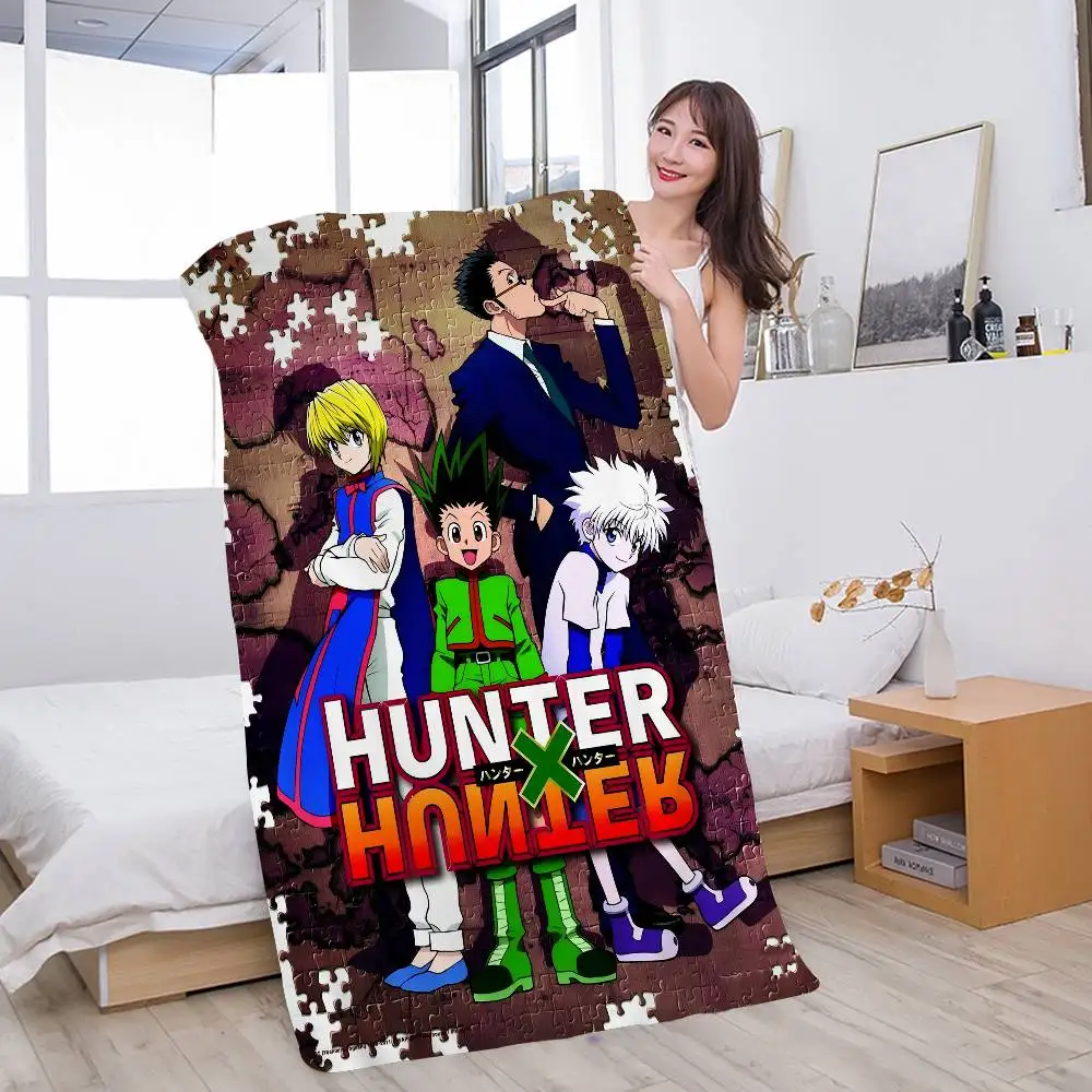 Hunter X Hunter Japanese Classic Anime Beach Towel For Kids Personalized Bath Towel Pool Towel Vacation Gift Picnic Towel Party