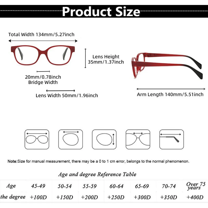 مجموعة نظارات قراءة عصرية مكونة من 3 قطع بمفصلات زنبركية غير قابلة للانزلاق وخفيفة الوزن ومريحة للقراءة