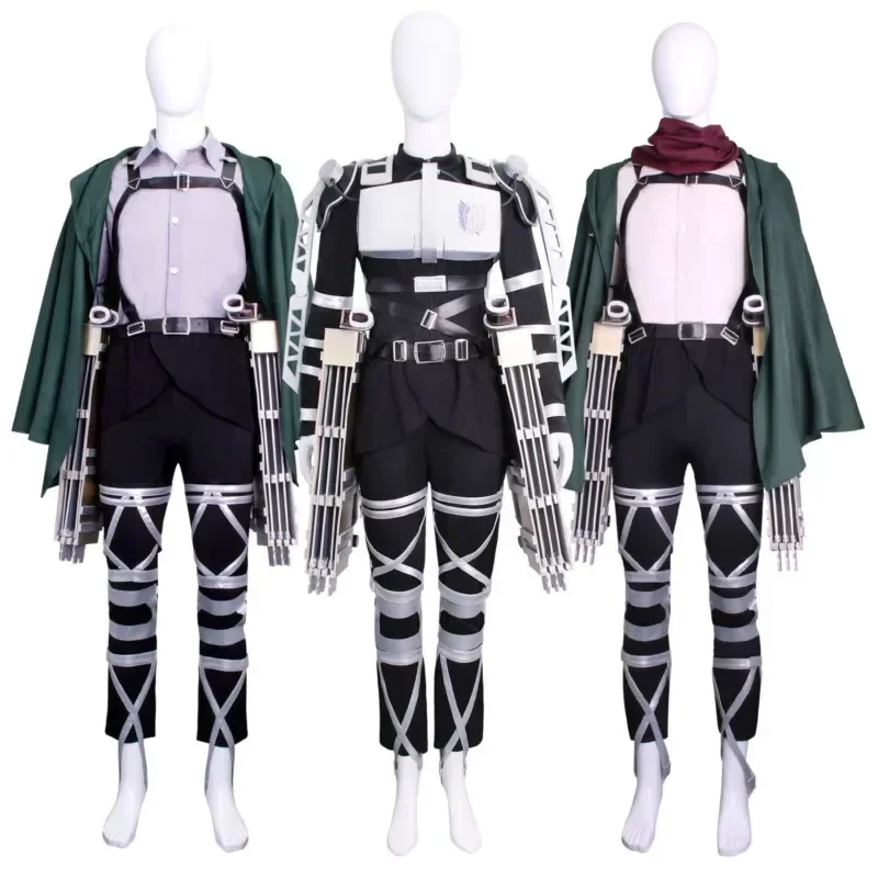 Rivaille Cosplay The Final Season Anime Attack on Titan Cosplay Mikasa Ackerman Costume Halloween Shingeki no Kyojin Uniform