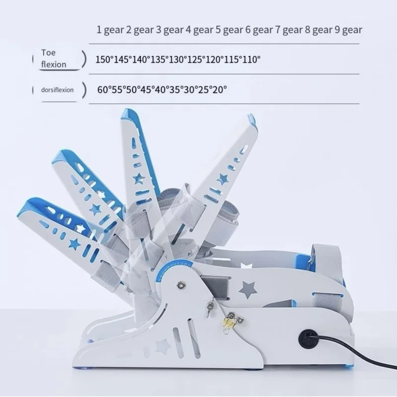 Ejercitador automático de tobillo y pie, entrenador eléctrico, equipo de rehabilitación para el hogar, dispositivo de terapia de rehabilitación para personas mayores y discapacitadas