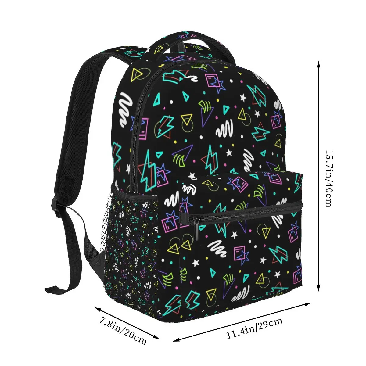 Fnaf Security Breach Arcade Carpet Design Backpack Student Boys Girls BookBag Kids School Bag Laptop Shoulder Bags for Men Women