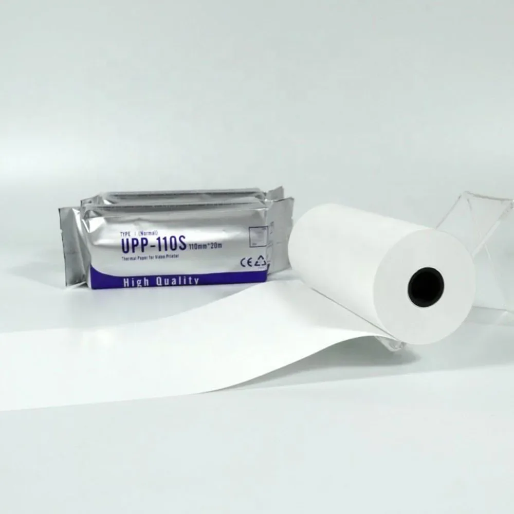 Thermal Printing Paper Roll Ultrasound Paper For UPP-110S Sony 110mmx20m