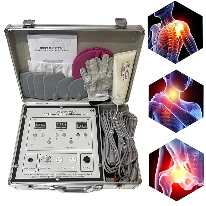 Russian Version Bioenergy Massager DDS Pulse Bioelectric Meridian Physiotherapy Electrolyte Regulation Dredge Detoxific