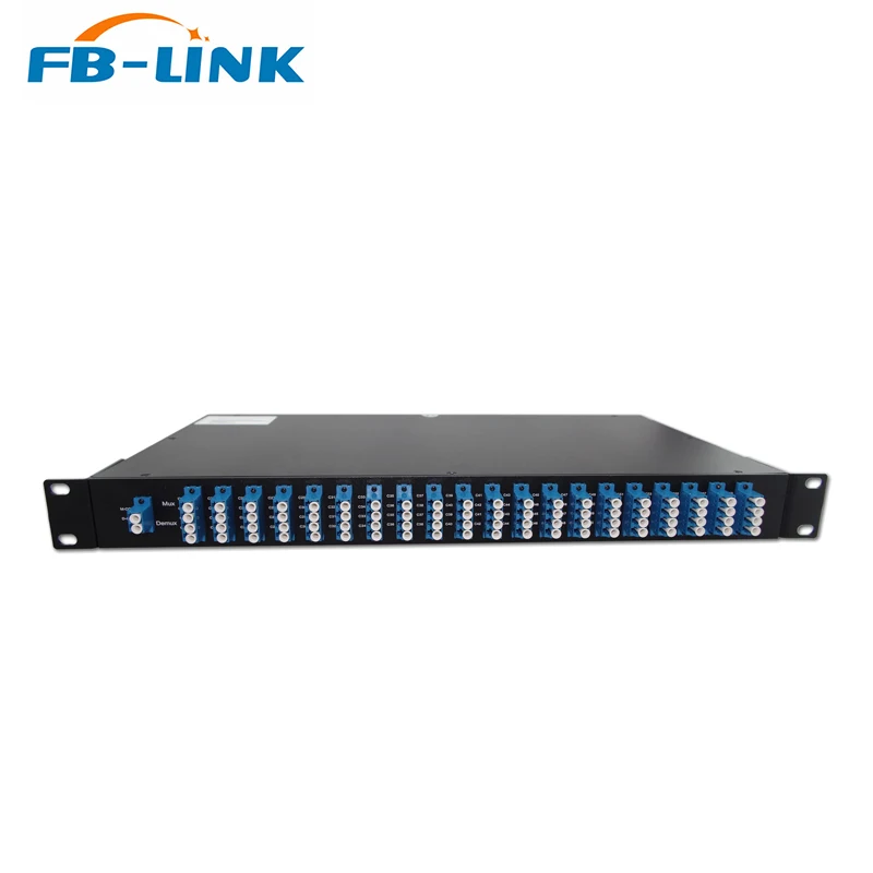 40ch DWDM 100GHz C21-C60 with Monitor Port  LC/UPC AAWG Dual Fiber Single Fiber DWDM Mux/Demux 1U Rack Mount