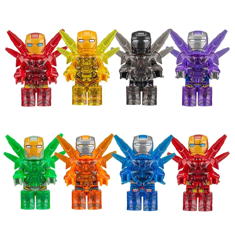 Meistverkaufte Kinder-Anime-Figuren Helden-Bausteine Kindergeschenk Montage-Spielzeug Modell Mini-Filmfiguren Figurinen-Bausteine