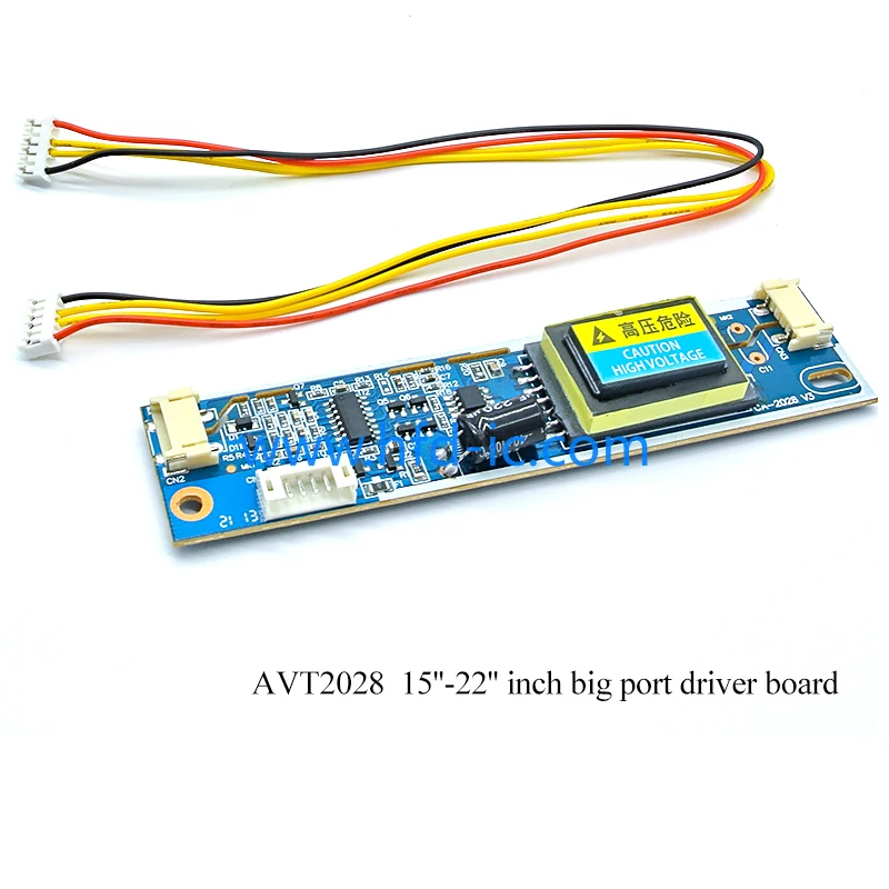 Avt-2028 universal LCD CCFL inverter panel 15-22inch 2 lamps driver board voltage10-30V Led backlight driver board