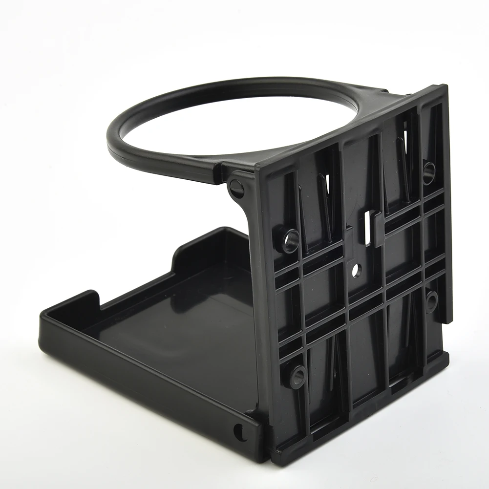 Foldable Drink Holders Boat Car Truck Cup Drink Holder Plastic 2PCS Black Bracket With Mounts  Foldable Drink Holders