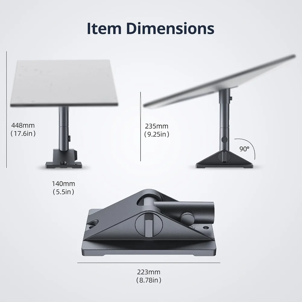 

Aluminum alloy roof mount bracket designed for secure For solar panel installation on tile metal and asphalt roofs