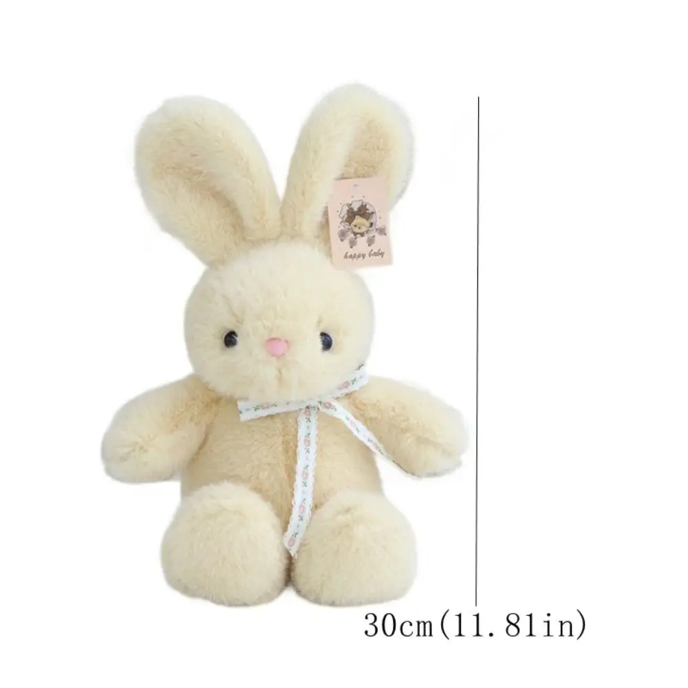 ぬいぐるみウサギぬいぐるみセーターカラフルな動物ドレスバニー人形漫画動物かわいいセーターウサギソフト人形家の装飾