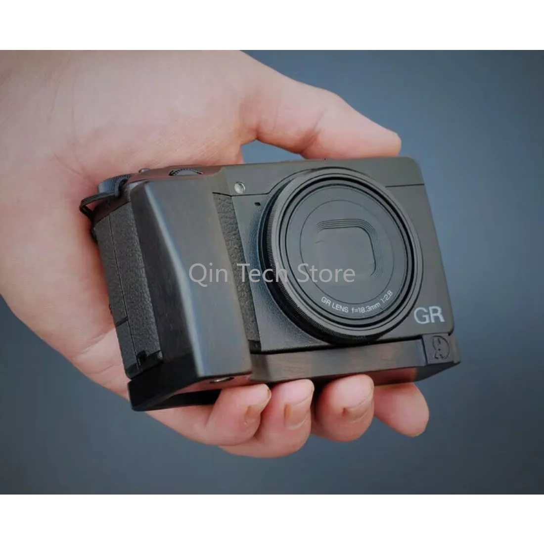 اليدوية خشب الأبنوس الخشب قبضة اليد L لوحة حامل لكاميرا Ricoh GR III GR3 GRIII