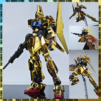 JMS Hayaku Shiki HG 1/144 MSN-00100 REVIVE Electroplate Gold Model Movable Joints Collectible Robot Mecha Kits Toys Gifts