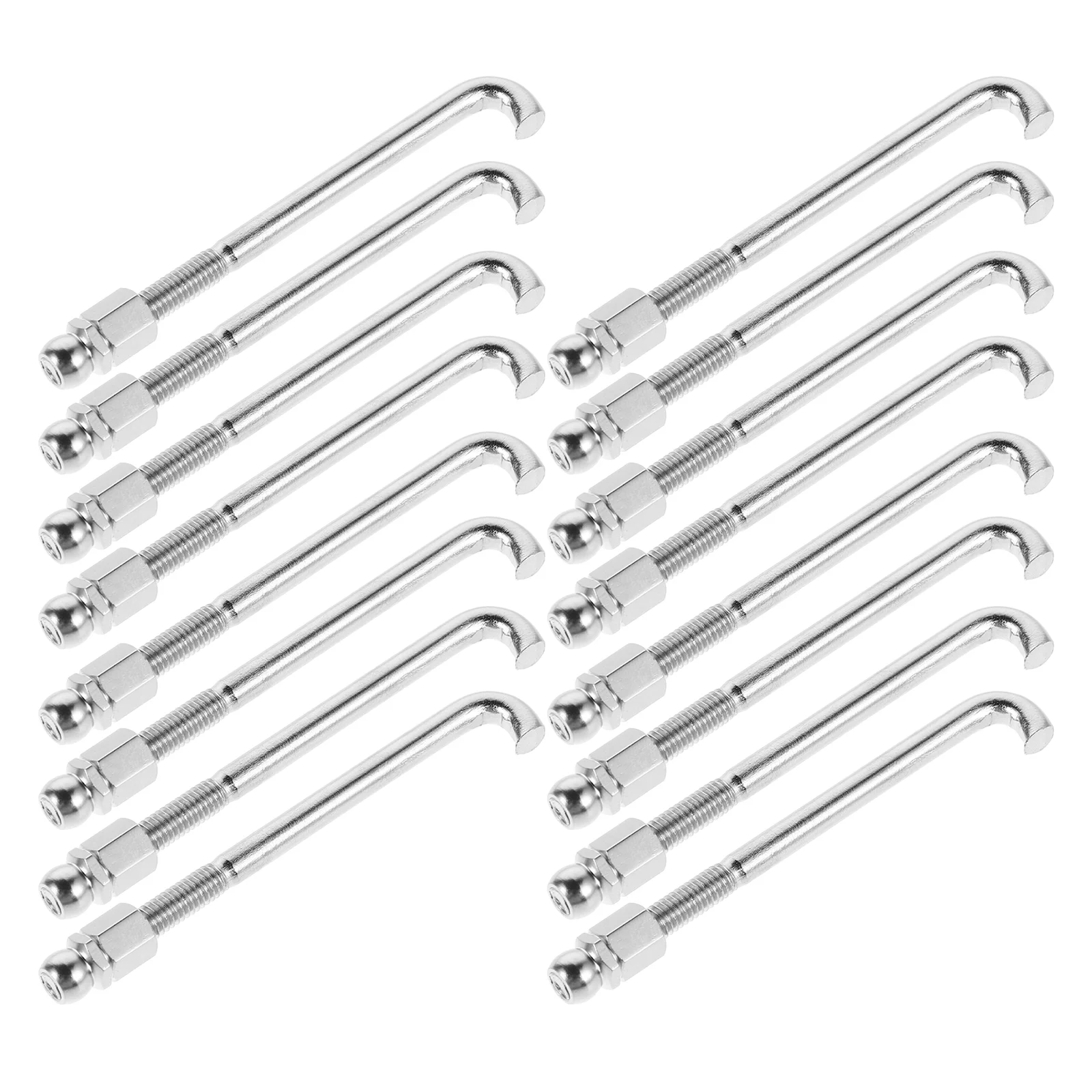 

48 PCS Banjo Hook Nut Bolts Musical Instrument Parts Adjustable Hooks Accessories