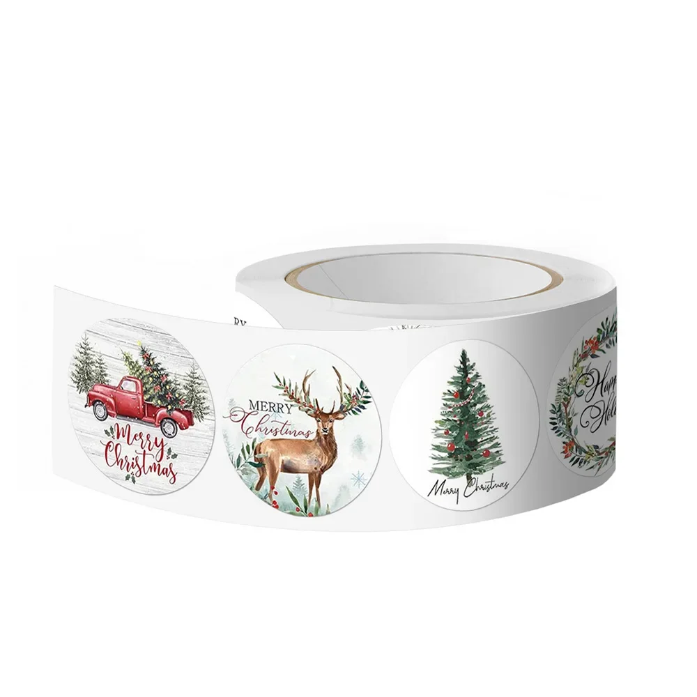 Рисунок 3 - 1 дюйм рождественские наклейки