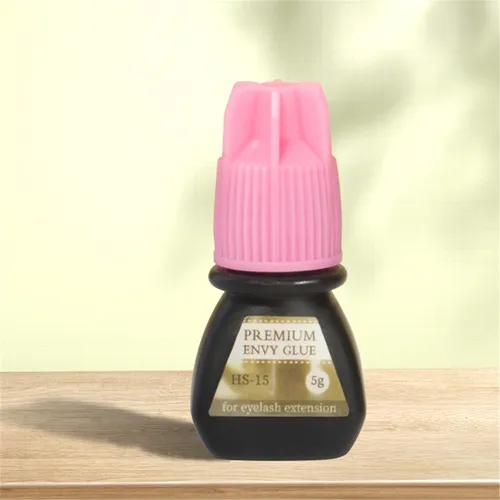 Etiqueta privada Colios Cola Secado rápido HS 15 Impermeable Black Elite 5ml OEM Premium Envy Pegamento Pegamento para extensión de pestañas