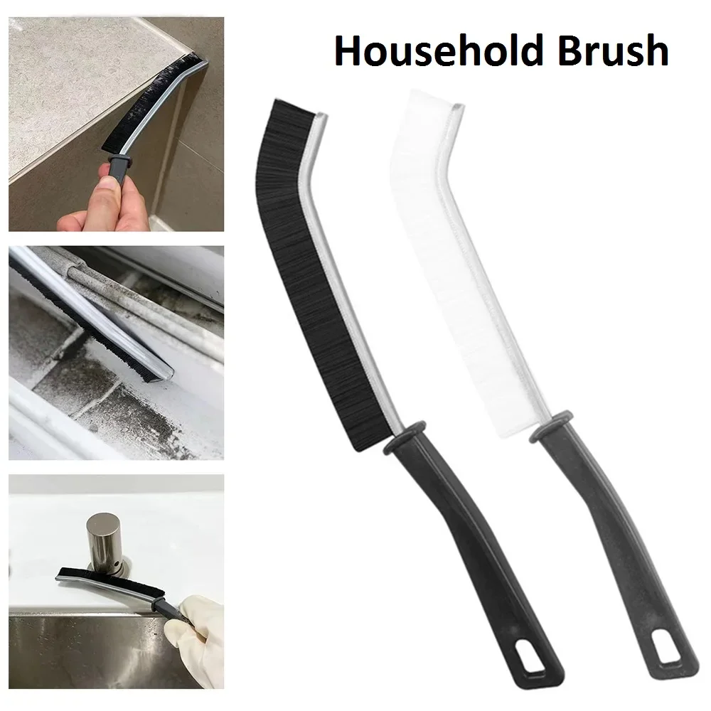 

Gap Cleaning Brush Durable Alloy Stiff Bristles Household Cleaning Tool Brush for Kitchen Window Shower Floor Lines Tile Joints