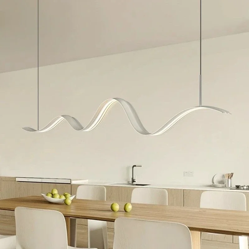SANDYHA Energy Efficient Stylish Modern Minimalist LED Chandelier Pendant Light for Bright Home Decor Dining Room Living Room