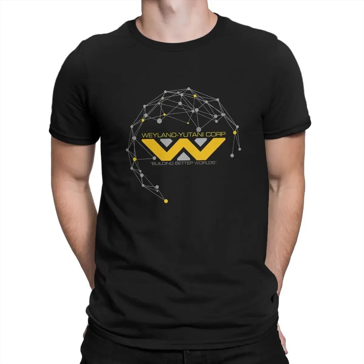 Alien UFO TShirt Weyland Yutani Classic Polyester T Shirt Oversized Men Tee Shirt New Design Big Sale