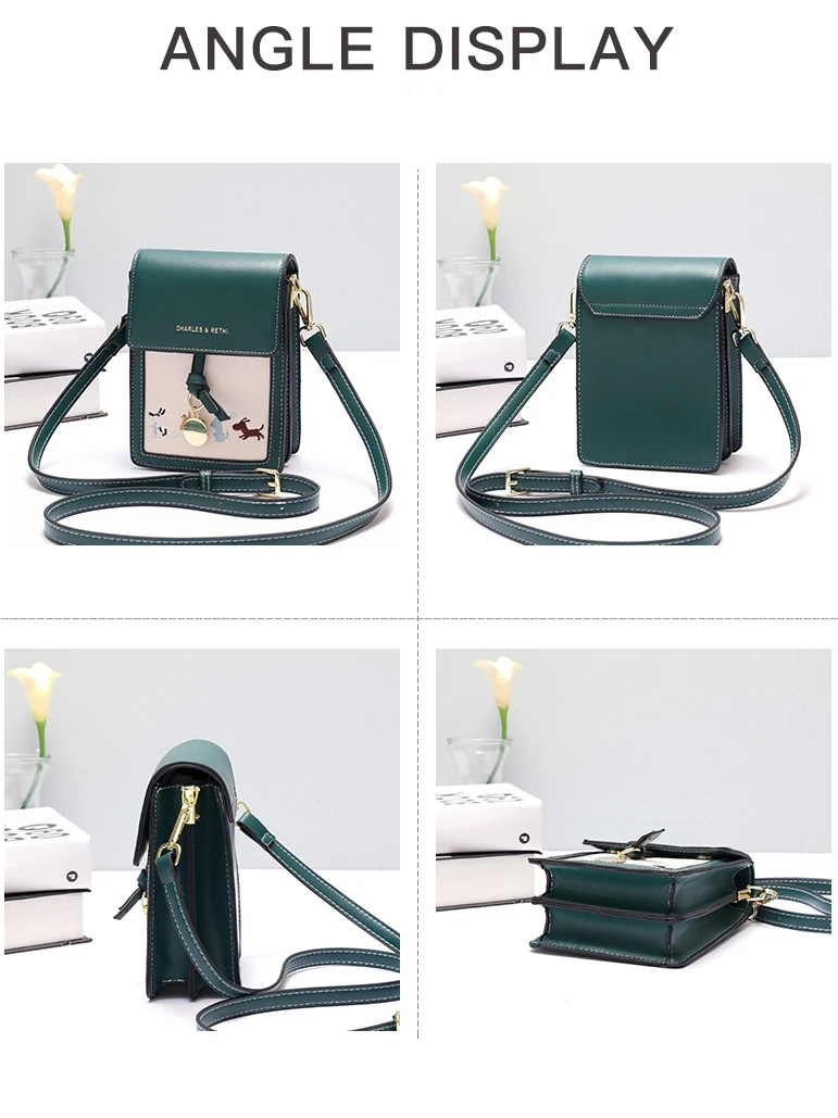 Haftowane kreskówki damskie torby kurierskie typu Crossbody torebki moda PU skóra nadruk zwierzęcy damska torba na ramię Retro kobieta