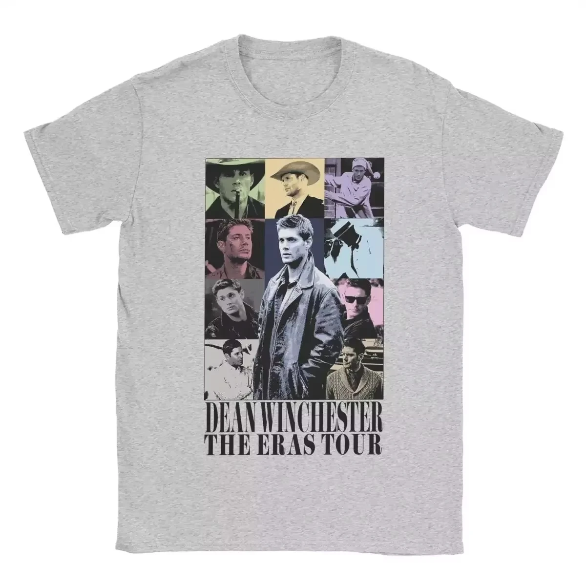 جديد دين وينشستر خارق للطبيعة تي شيرت القطن خمر تي شيرت الياقة المستديرة تي شيرت ملابس قصيرة الأكمام هدية فكرة