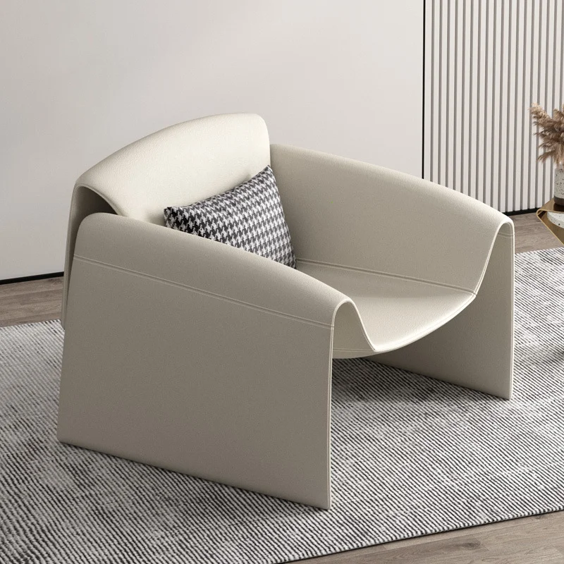 Italian Style Accent Living Room Chair Creative Design Home Furniture Hotel Apartment Leather Leisure Crab Chair
