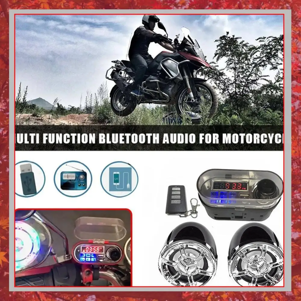 

Bluetooth-стереосистема для мотоцикла HY-007: громкая связь, TF-радио, USB-зарядка, водонепроницаемая, 12В, MP3-плеер, FM-радио