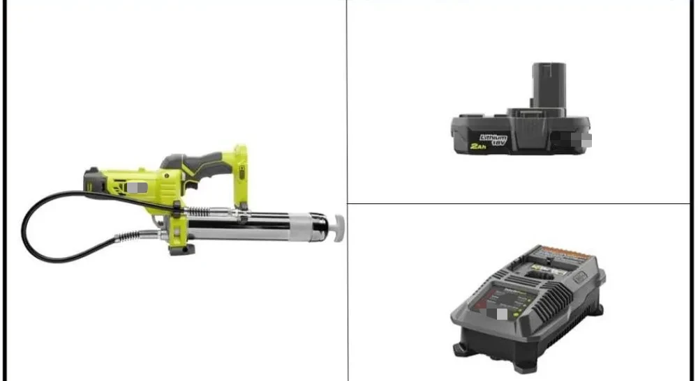 for P3410-P163 18-Volt ONE+ Grease Gun Kit with (1) 2.0 Ah Lithium-Ion Battery and Dual Chemistry Charger